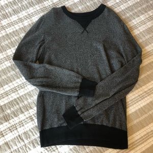 American Rags black and gray sweater